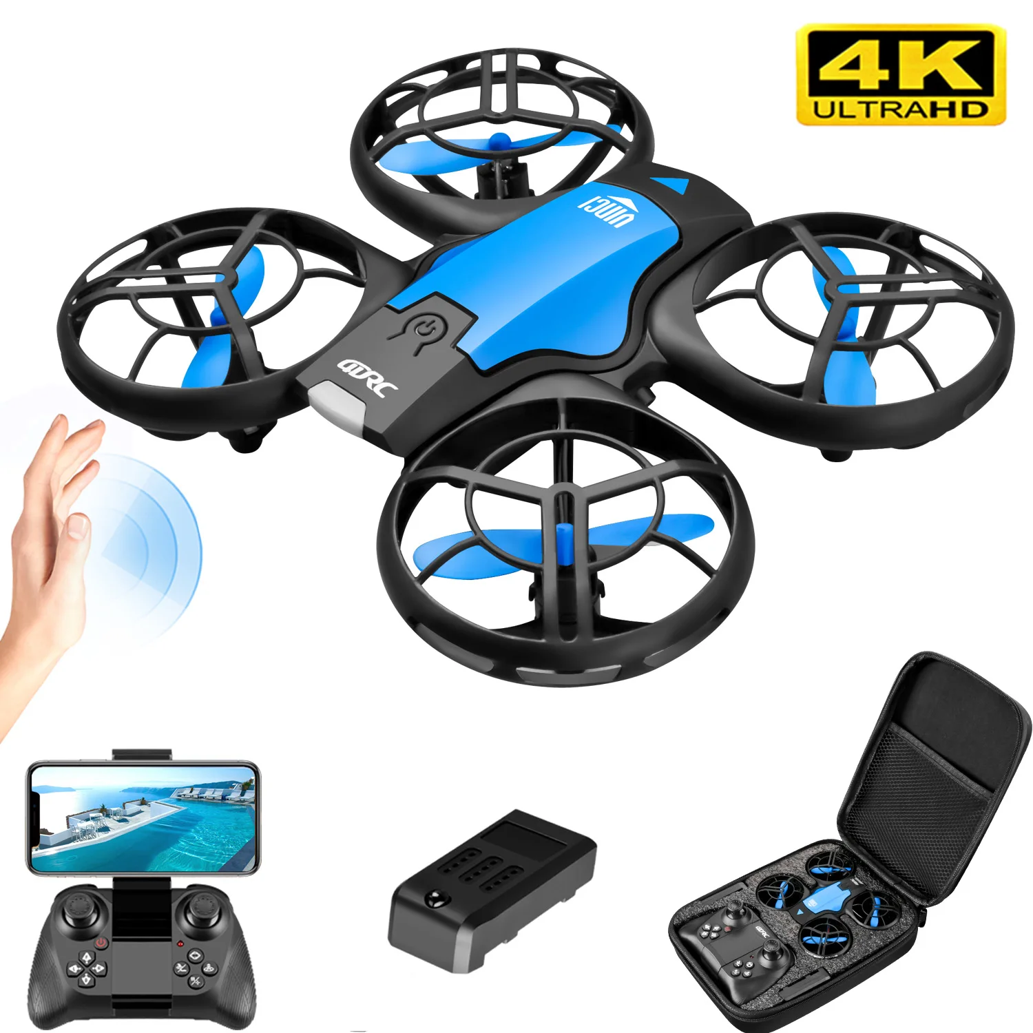 Drone Battery Case - طائرة بدون طيار صغيرة جديدة V8