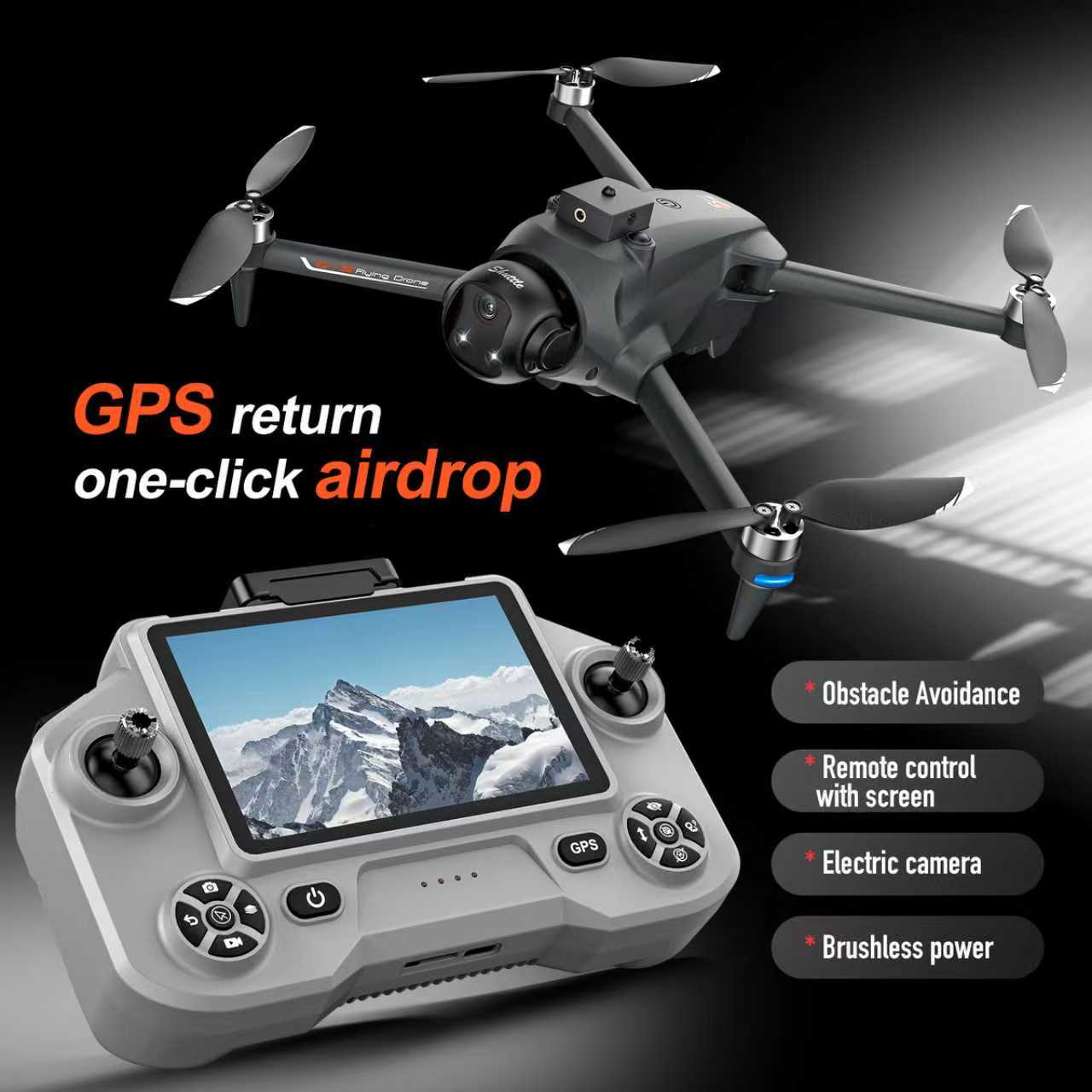 Jjrc Drone X12 - طائرة بدون طيار YL059 FPV GPS