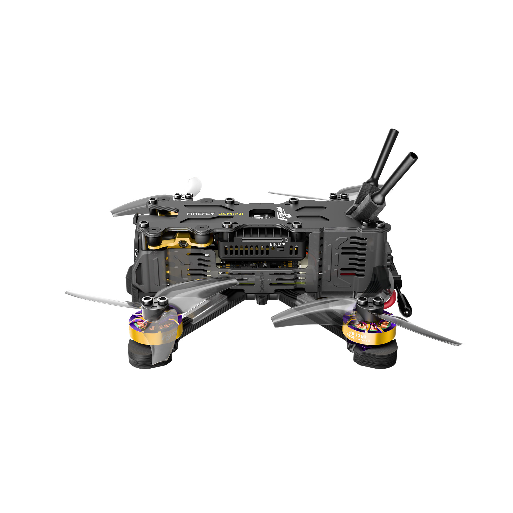 طائرة فلاي وو فايرفلاي 25MINI  - مراجعة Drone Battery Case وسعره