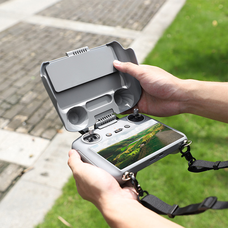 واقي عصا التحكم RC2 مع غطاء شم - مراجعة Drone Battery Bag وسعره